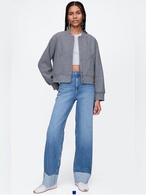 Gap 90s Loose Mid Rise Cuffed Jeans